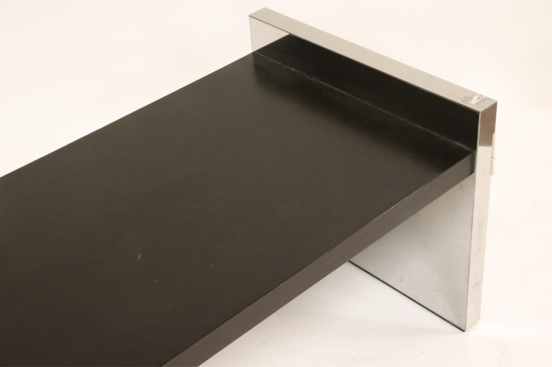 Roger Sprunger for Dunbar Black &amp; Chrome Bench