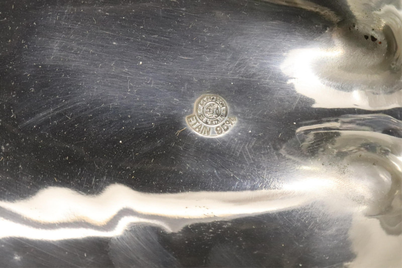 10 Silverplate &amp; Pewter Vases &amp; Other Items