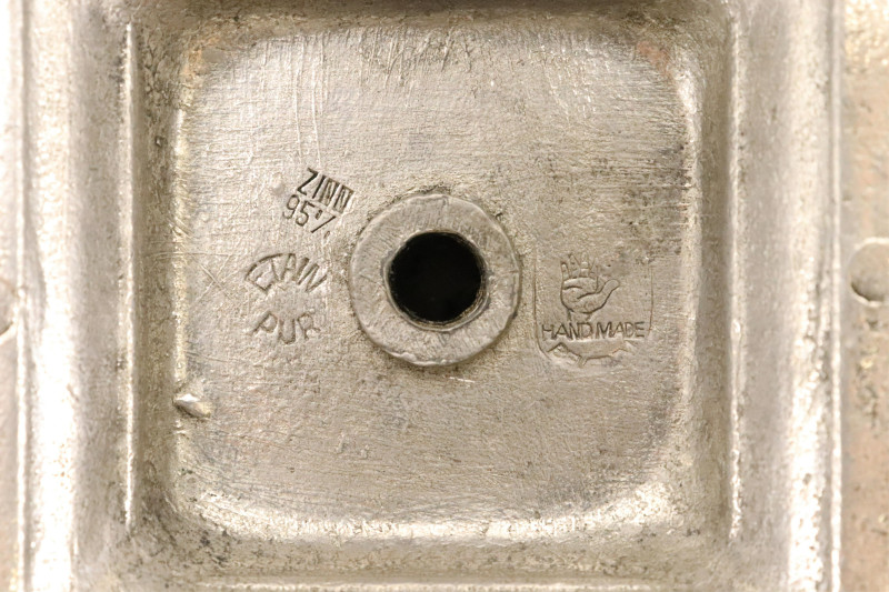 10 Silverplate &amp; Pewter Vases &amp; Other Items