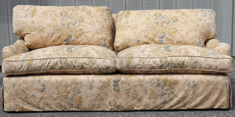 George Smith Floral Upholstered Sofa