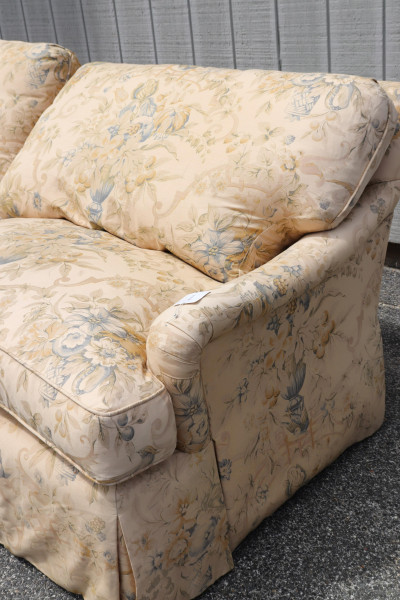 George Smith Floral Upholstered Sofa