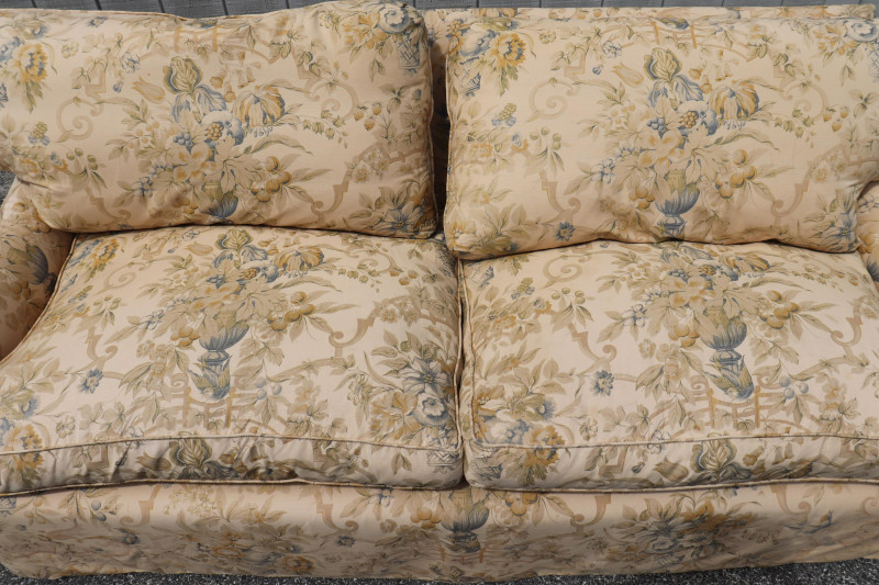 George Smith Floral Upholstered Sofa