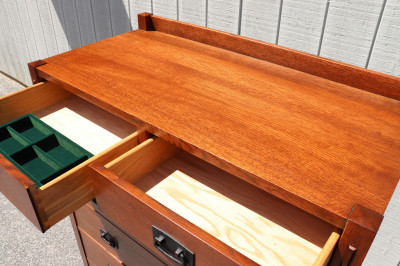 Stickley; E. J. Audi Tall Oak Dresser