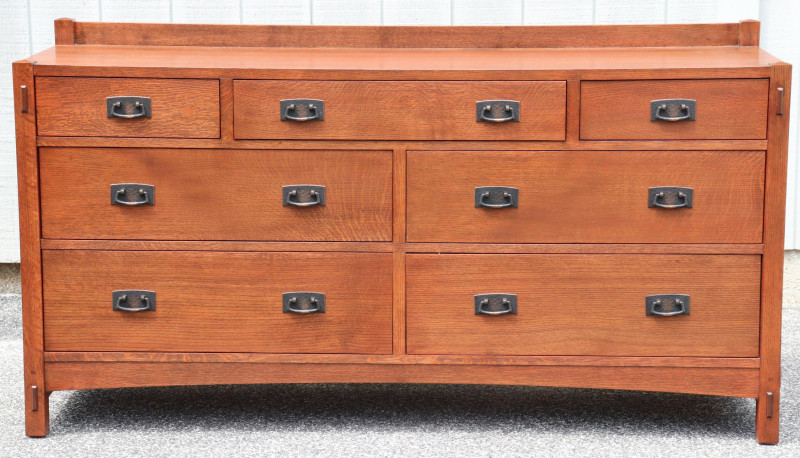 Stickley; E. J. Audi Oak Low Dresser