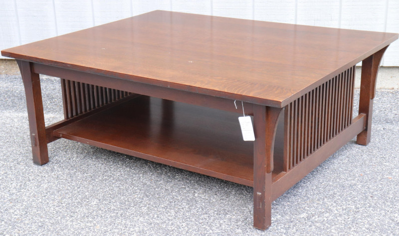Stickley; E. J. Audi Oak Coffee Table