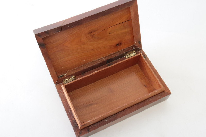 2 Gilt Bronze &amp; 2 Wood Boxes