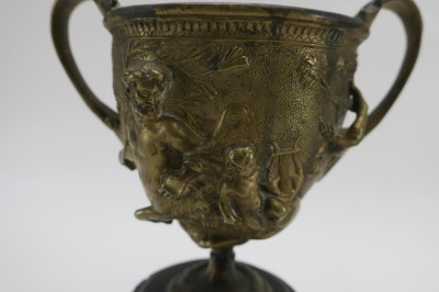 4 Bronze Urns