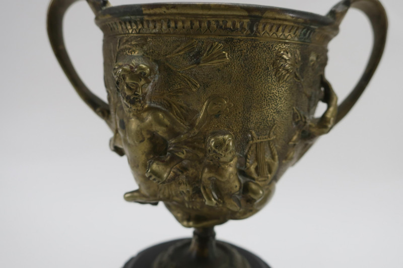 4 Bronze Urns