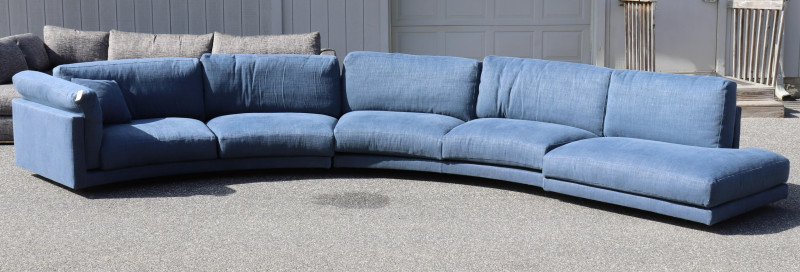 Swan Italia 3-Piece Sectional Sofa