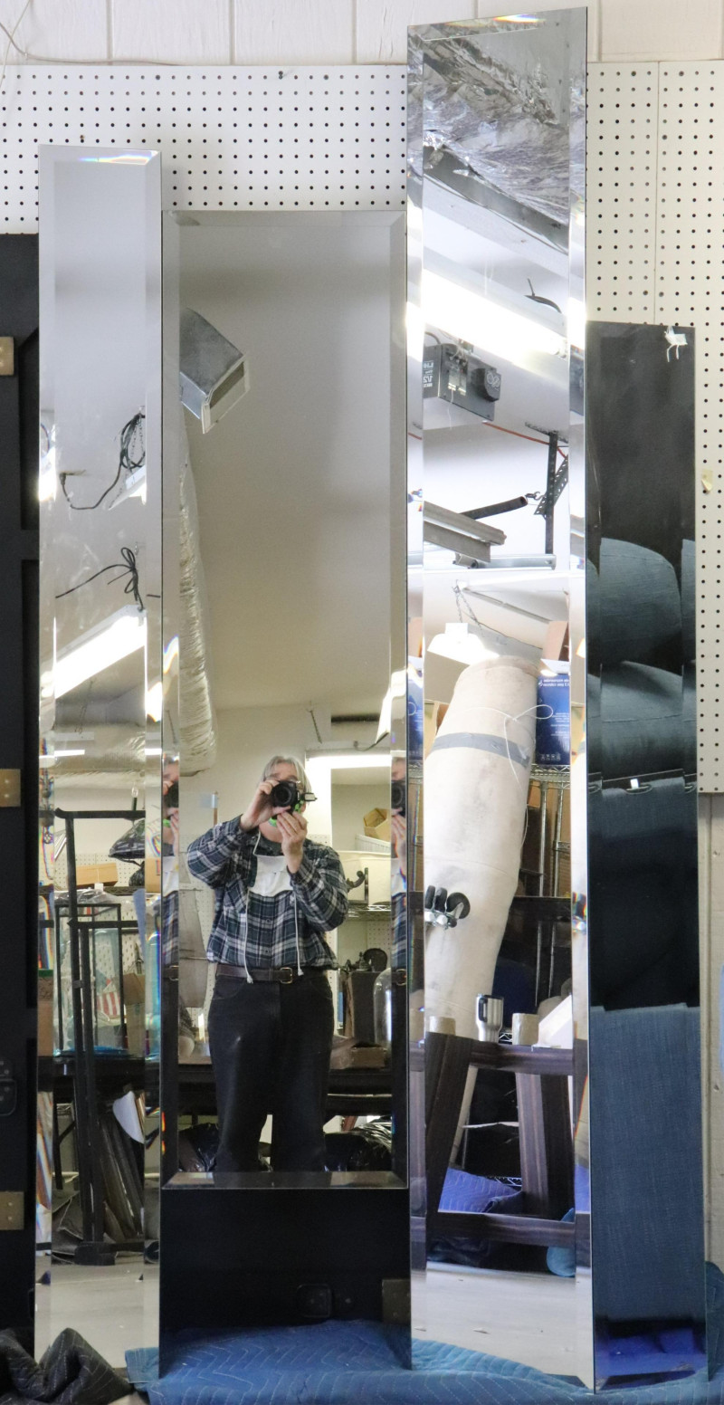 Contemporary Beveled Full Length Dressing Mirror