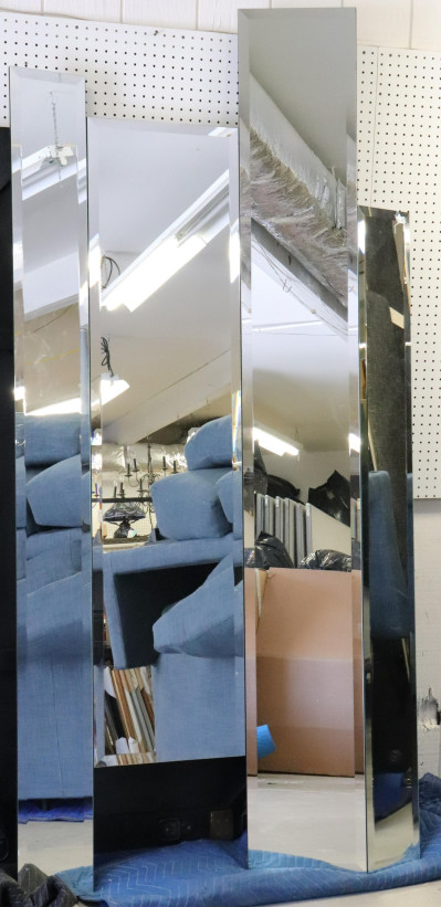 Contemporary Beveled Full Length Dressing Mirror