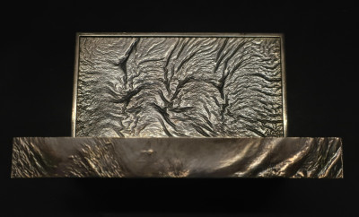 Tiffany Sterling Silver Samorodok Cigar Box