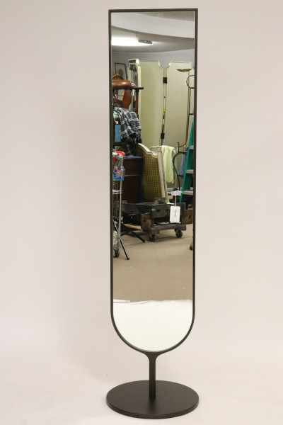 Contemporary Bronze Patinated Metal Pier Mirror
