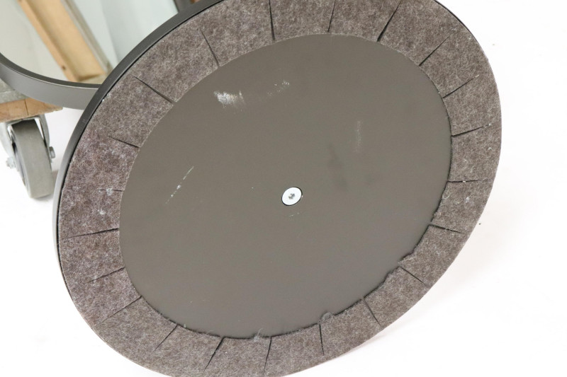 Contemporary Bronze Patinated Metal Pier Mirror