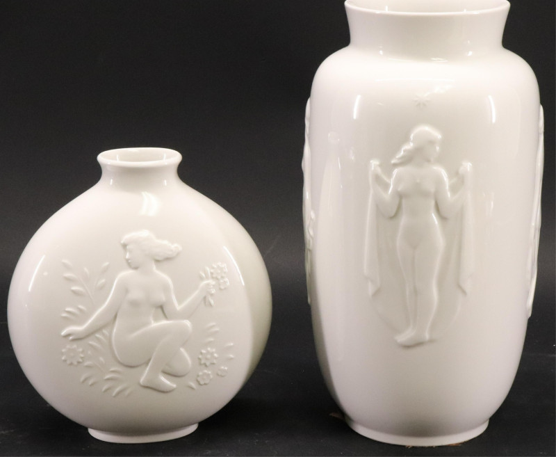 2 Hans Henrik Hansen Vases for Royal Copenhagen