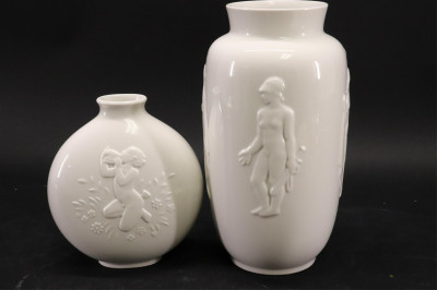 2 Hans Henrik Hansen Vases for Royal Copenhagen