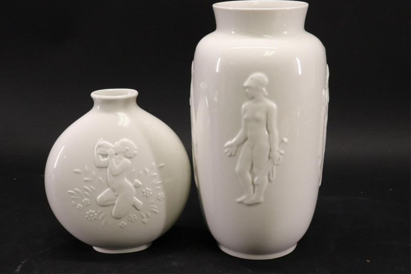 2 Hans Henrik Hansen Vases for Royal Copenhagen