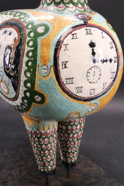 Birger Kaipianen, Curlew, Stoneware/Metal, c.1960