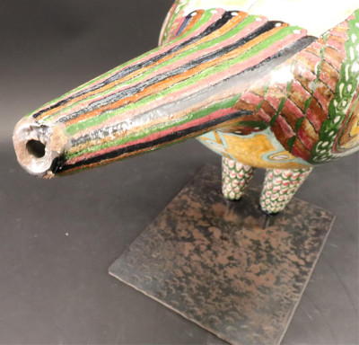 Birger Kaipianen, Curlew, Stoneware/Metal, c.1960