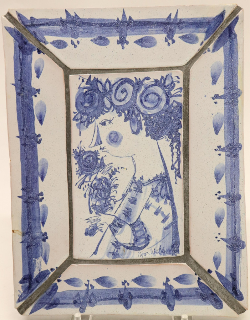 2 Bjorn Wiinblad Ceramic Wall Plaques