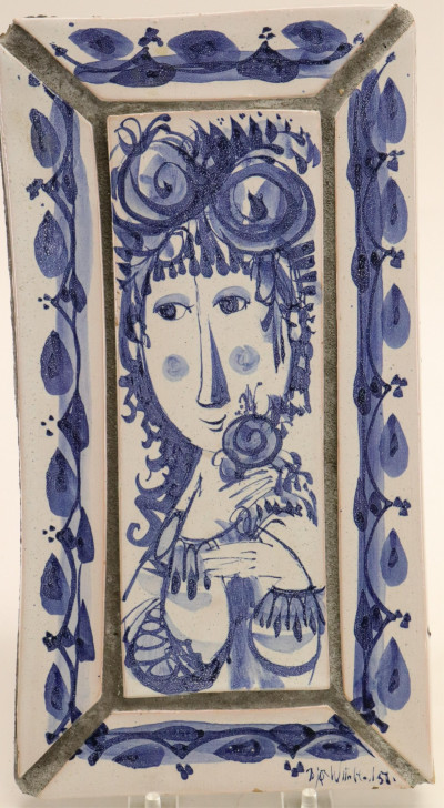 2 Bjorn Wiinblad Ceramic Wall Plaques