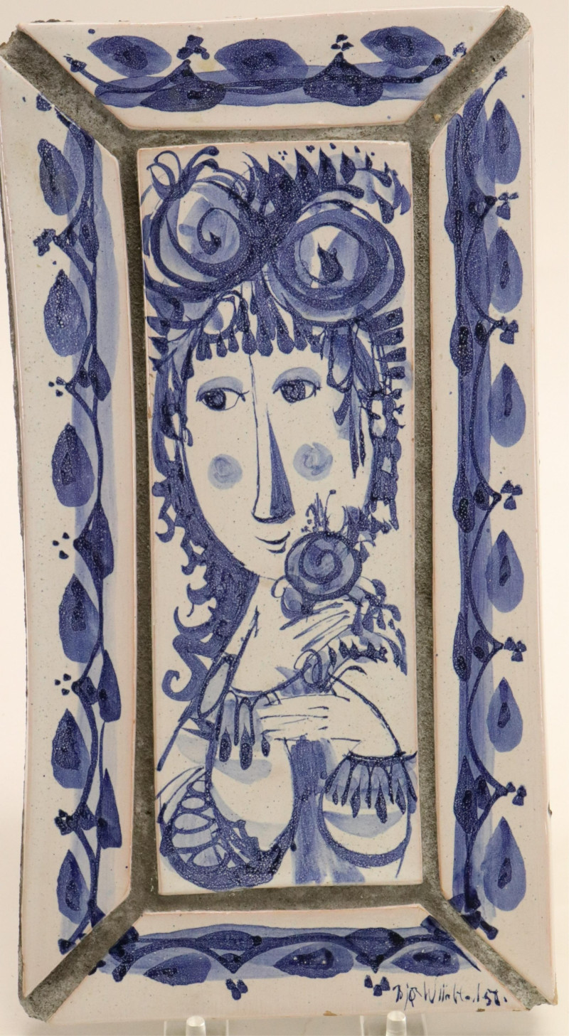 2 Bjorn Wiinblad Ceramic Wall Plaques