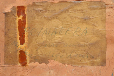 Ugo Lucerni, Girl with Butterflies Plaque, 1952