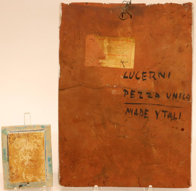 Ugo Lucerni, Flowers Butterflies Plaque &amp; Other