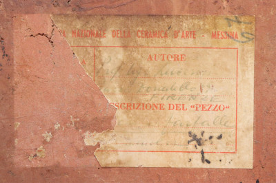 Ugo Lucerni, Flowers Butterflies Plaque &amp; Other