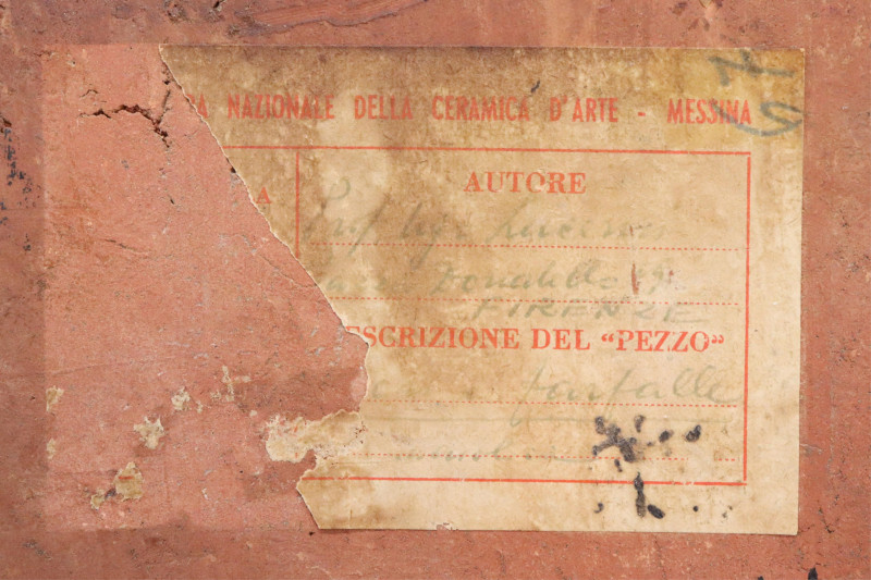 Ugo Lucerni, Flowers Butterflies Plaque &amp; Other