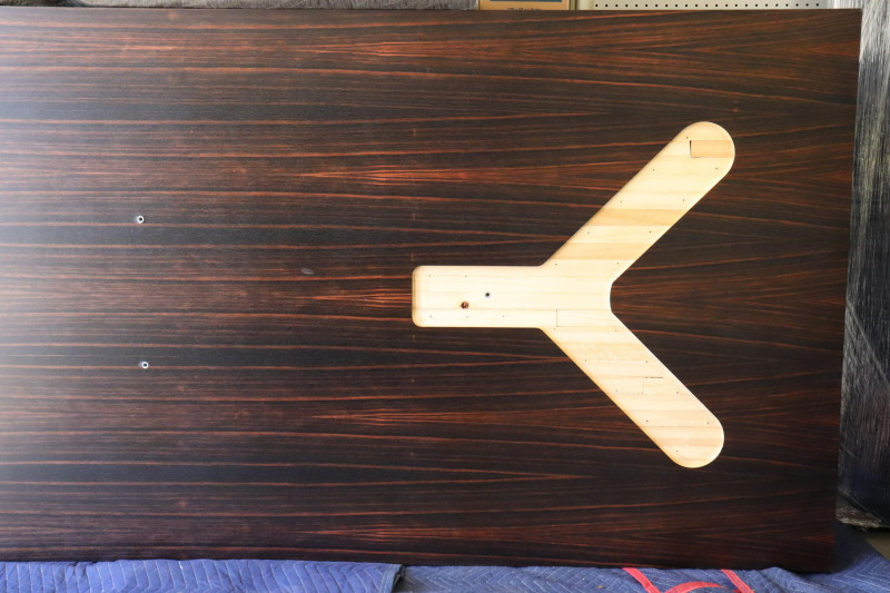 Custom Macassar Ebony Veneered Dining Table