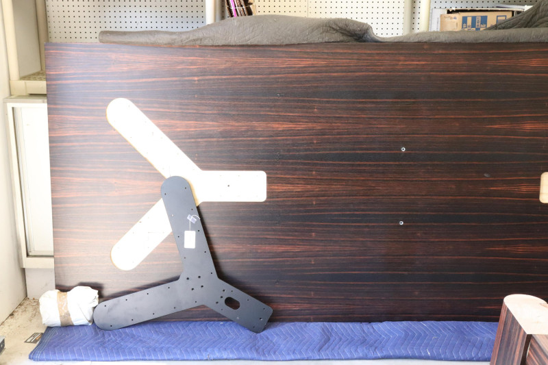 Custom Macassar Ebony Veneered Dining Table