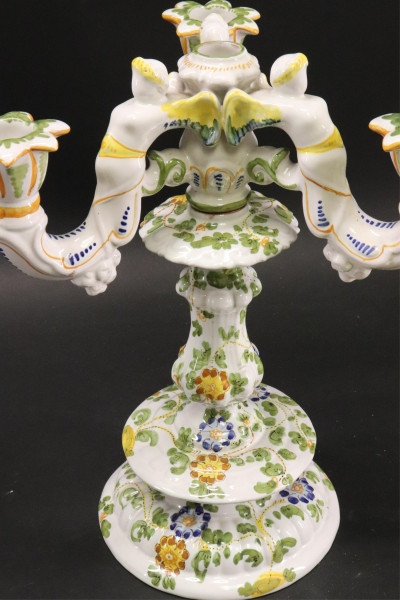 Ulisse Cantagalli Faince Majolica Centerpiece