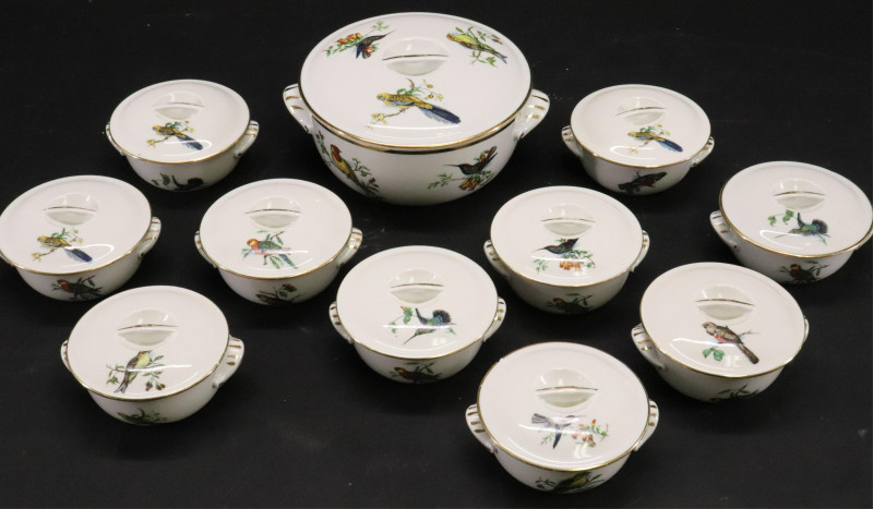 11 Pillivuyt &amp; Cie Soup Bowls /Serving Bowl