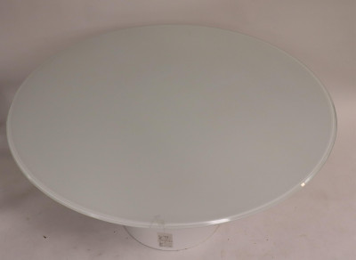 Sovetitalia Enameled Metal &amp; Glass Breakfast Table