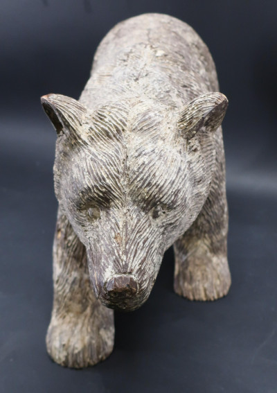 Carved Wood Bear
