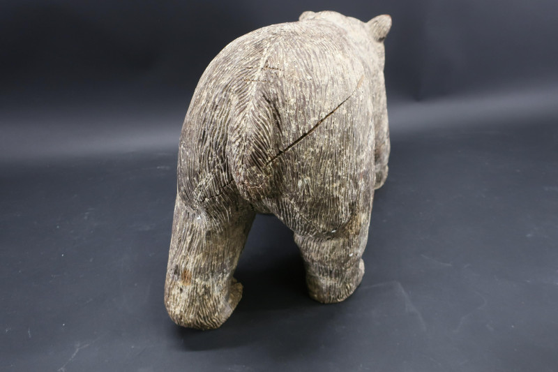 Carved Wood Bear