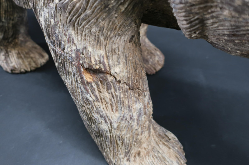 Carved Wood Bear