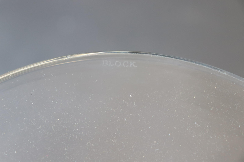 7 Clear &amp; 2 Green Tinted Vases