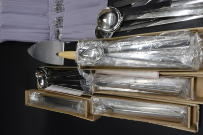 Lg. Joseph Hoffmann Alessi Stainless Flatware Svc