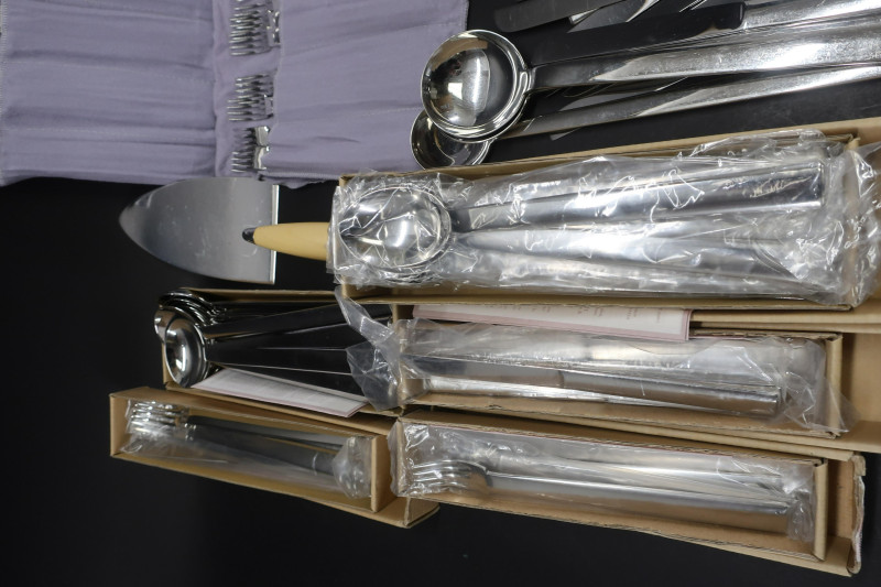 Lg. Joseph Hoffmann Alessi Stainless Flatware Svc