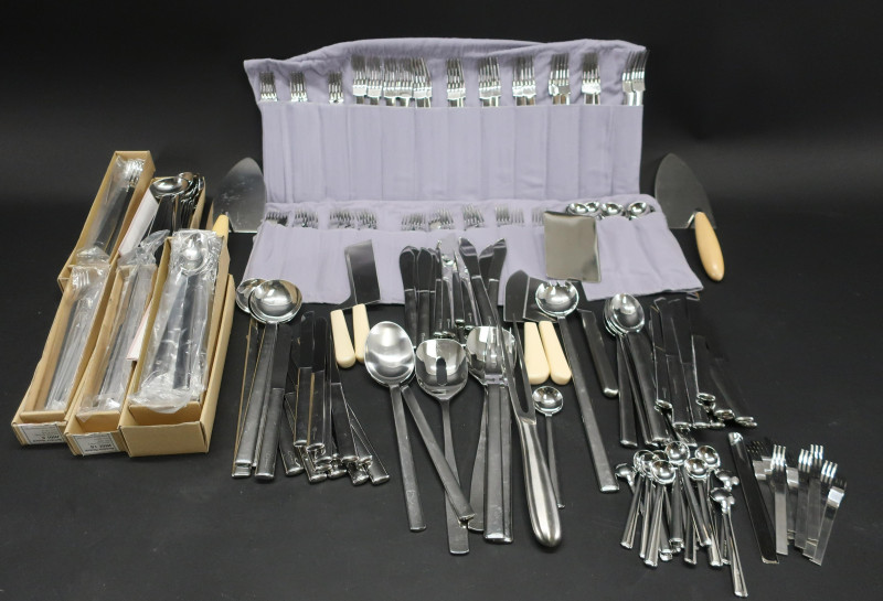 Lg. Joseph Hoffmann Alessi Stainless Flatware Svc