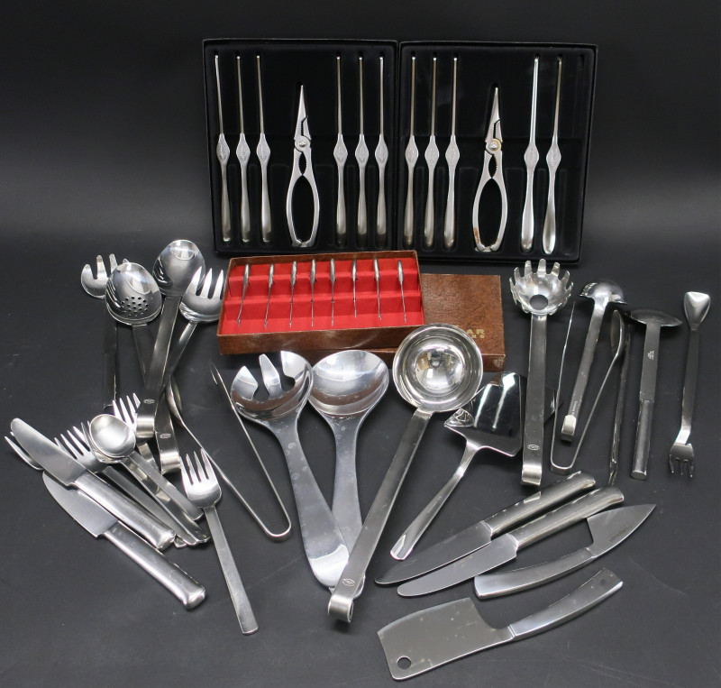 Mostly German Stainless Flatware &amp; Serving Items