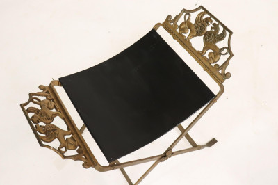 Neo-Classic X-form Bench &amp; Victorian Stool