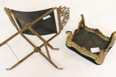 Neo-Classic X-form Bench &amp; Victorian Stool