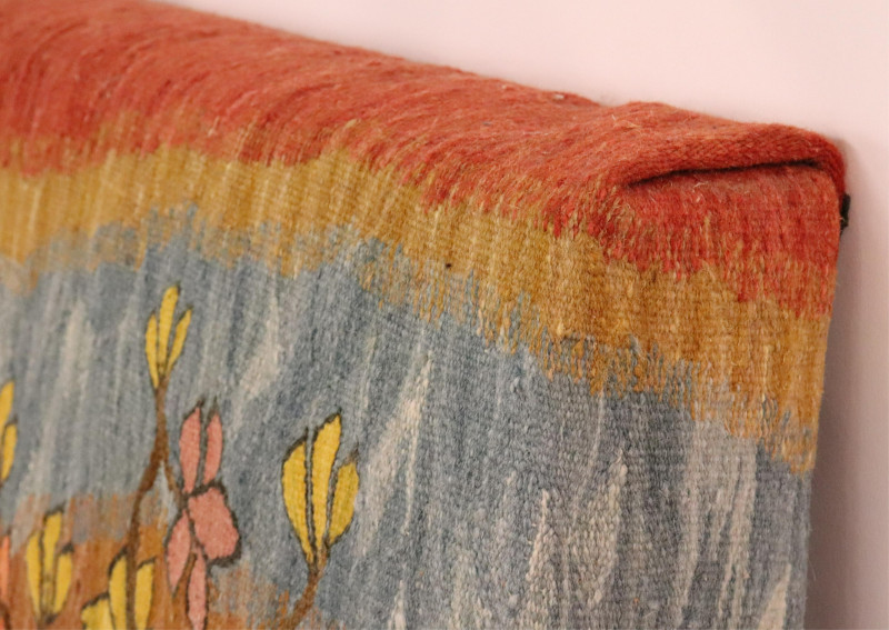 Large German Jugendstil Wool Tapestry