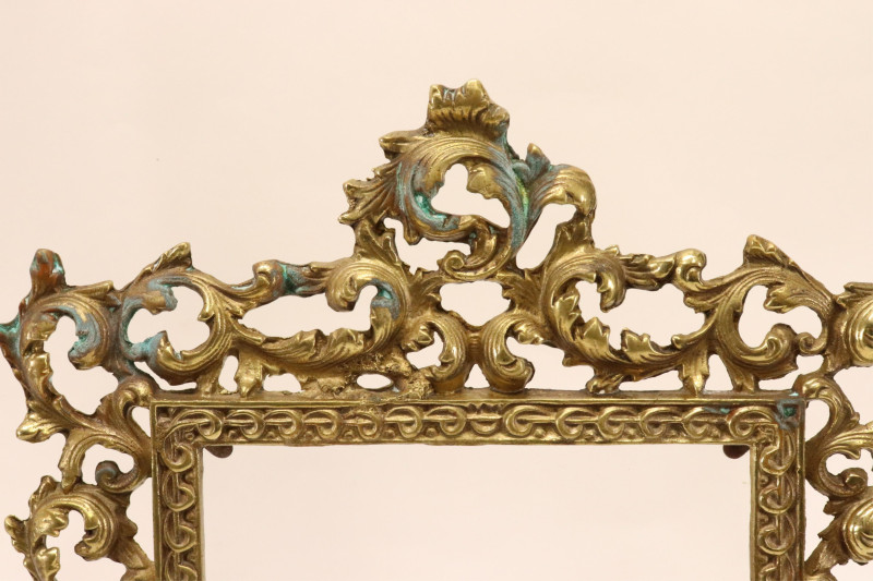 (4) Brass Easel Frames
