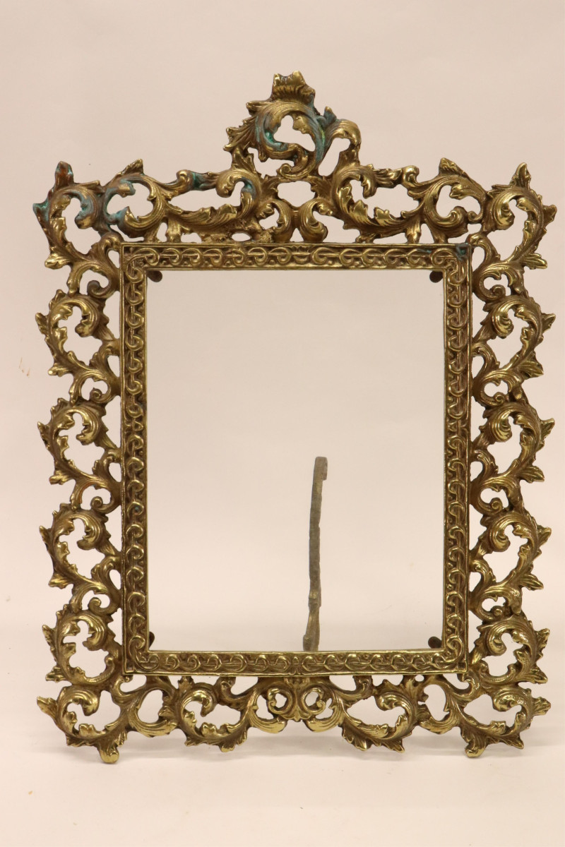 (4) Brass Easel Frames