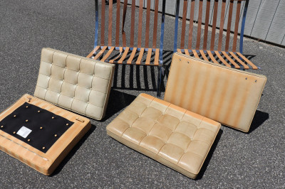 Pair of Knoll Barcelona Chairs