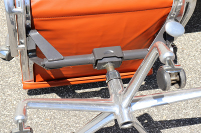 Set of 6 Eames Leather Executive Chairs